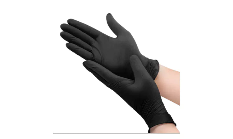 Handschoen maat MEDIUM Soft Nitril ZWART